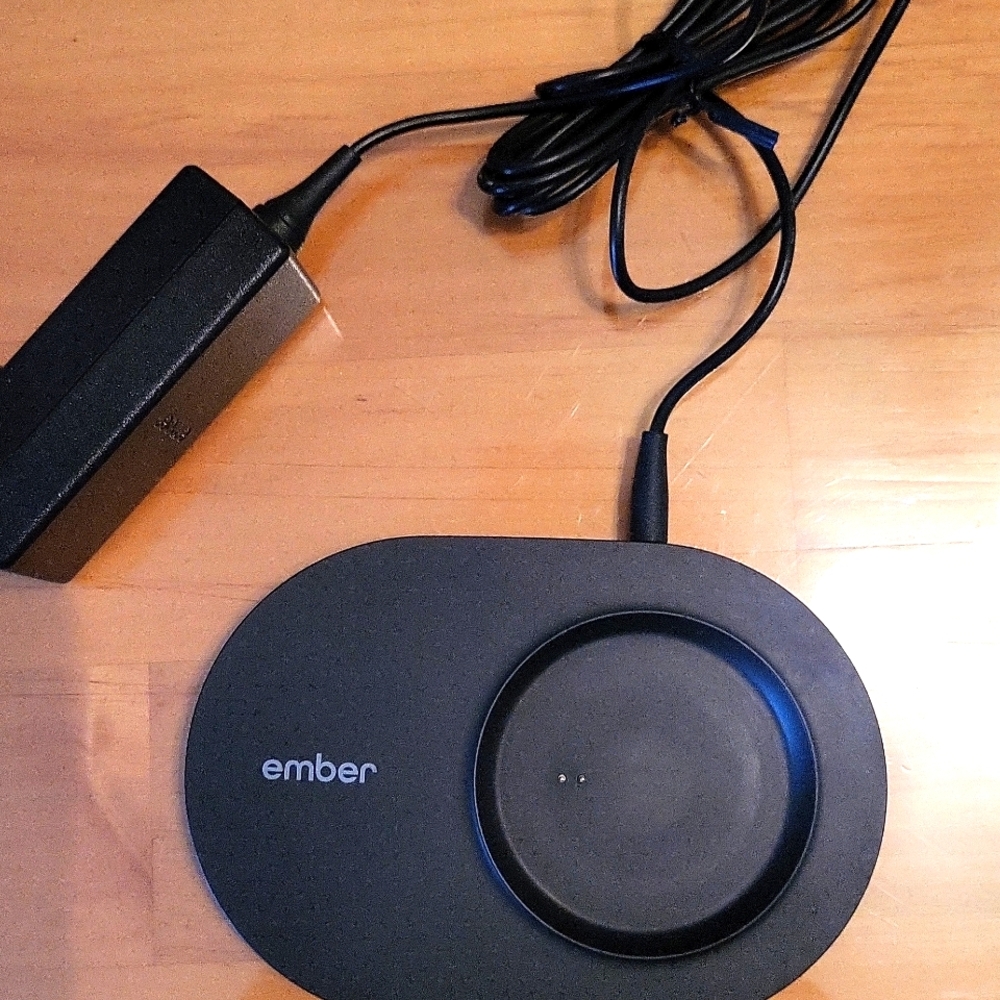 Used Ember Travel Mug 2 Charging Coaster Pad Dock Base Power Supply -GUC